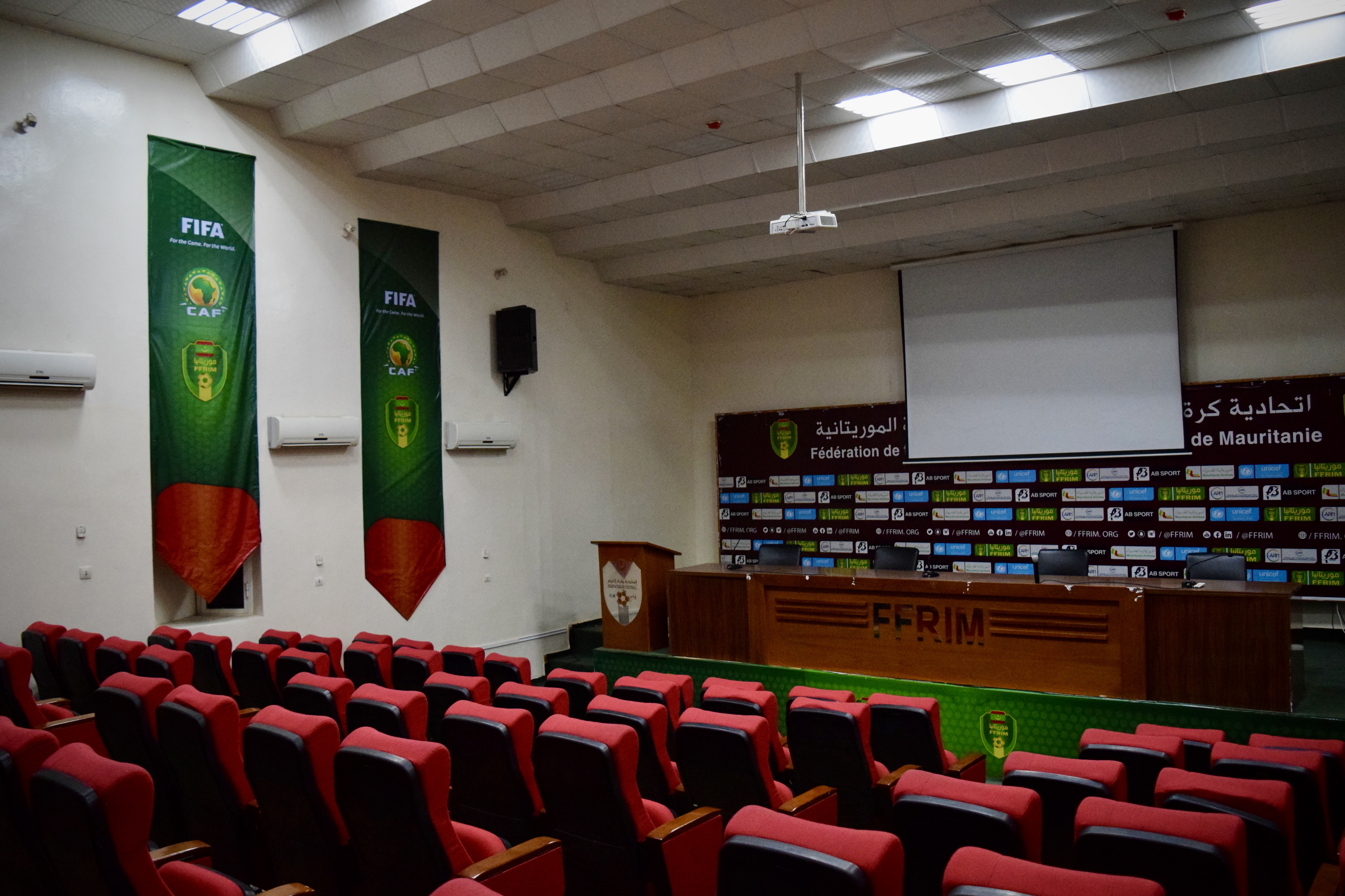 Salle de presse de la fédération
