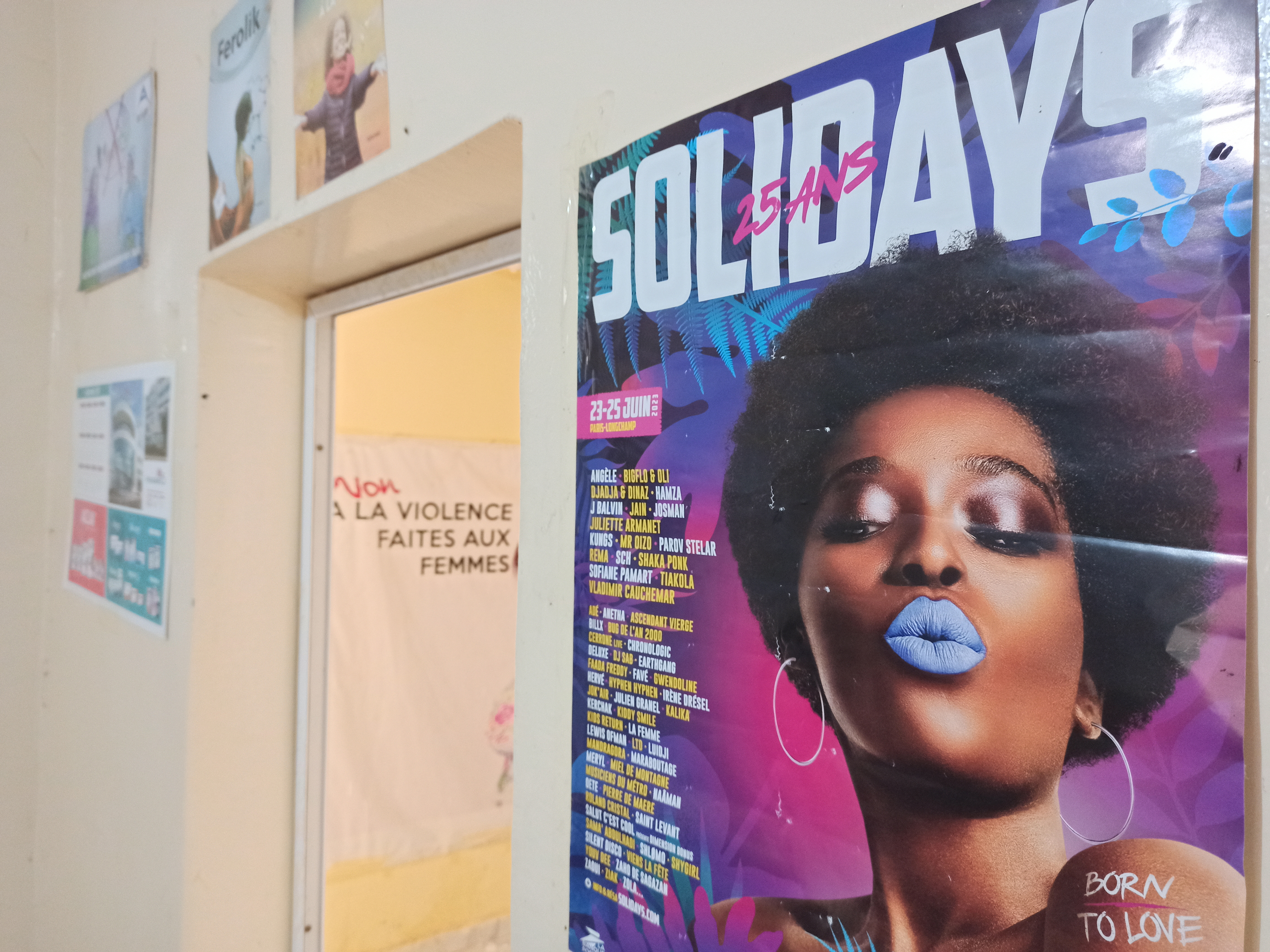 Une affiche du festival Solidays