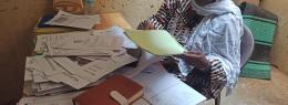 Fatoumata Coulibaly dans son bureau